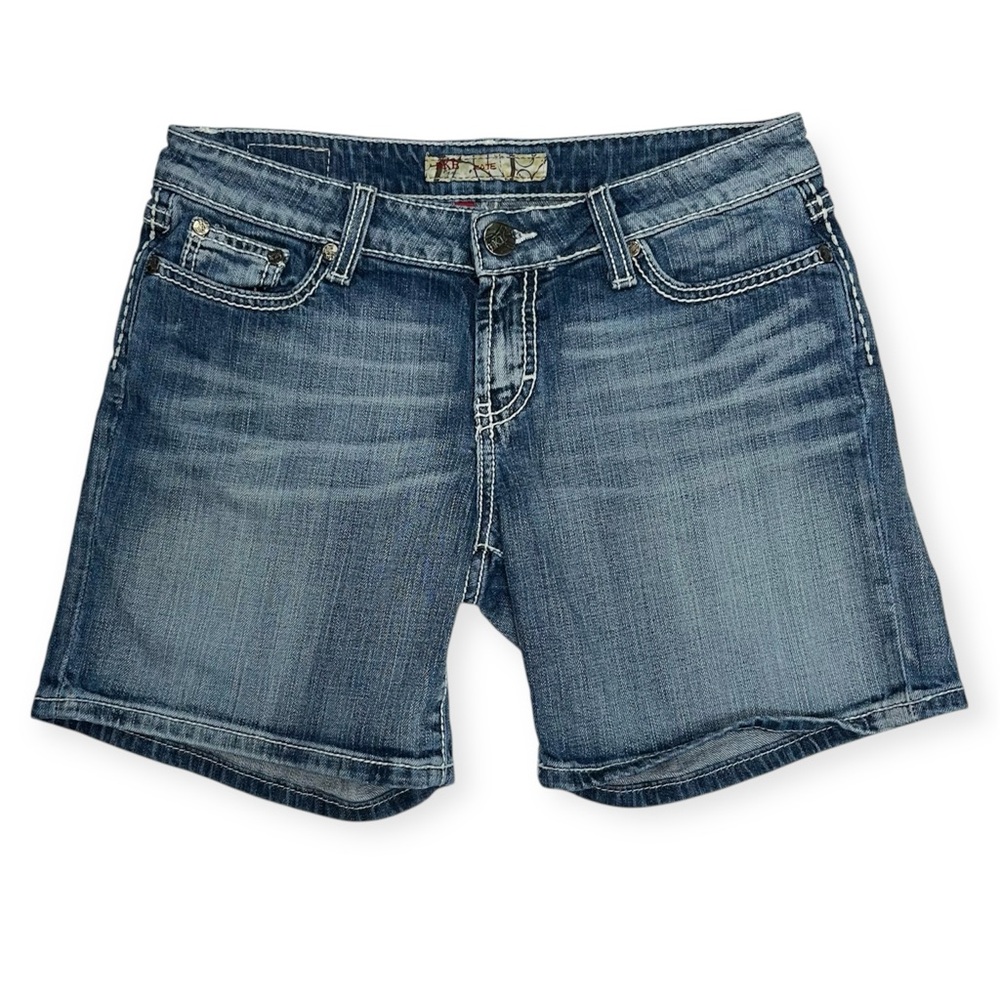 BKE Kate Blue Denim Stretch Shorts‎ Women’s Size 27